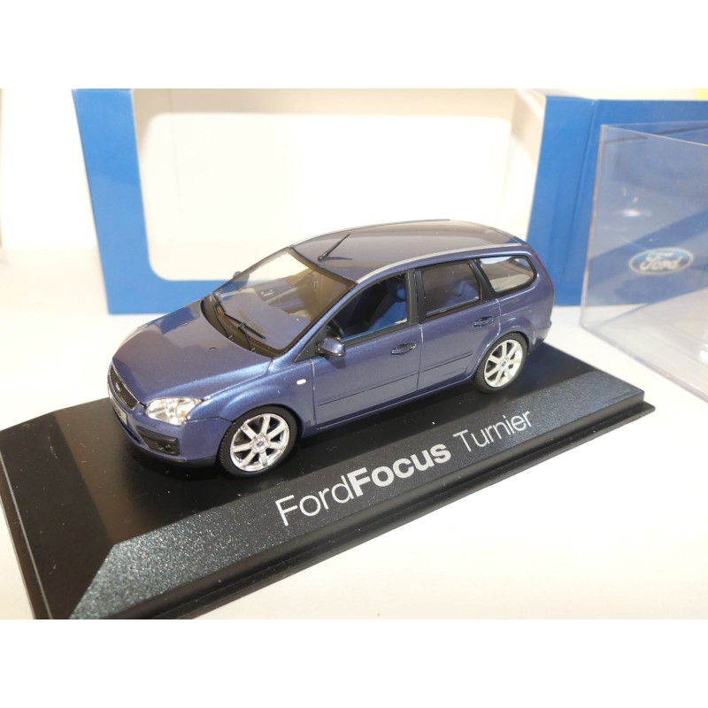 FORD FOCUS TURNIER I Phase 2 Bleu MINICHAMPS 1:43 boitage Ford