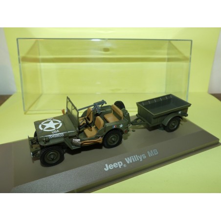 JEEP WILLYS MB MILITAIRE ATLAS NÂ°01 1:43