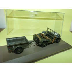 JEEP WILLYS MB MILITAIRE ATLAS NÂ°01 1:43