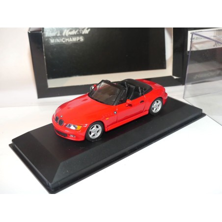 BMW Z3 2.8 CABRIOLET 1987 Rouge MINICHAMPS 1:43