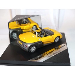 RENAULT SPIDER SALON DE GENEVE 1995 Jaune VITESSE 1:43 sans pare-brise