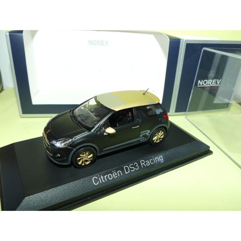 CITROEN DS3 RACING 2013 Noir Matt & Gold NOREV 1:43
