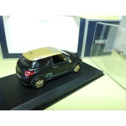 CITROEN DS3 RACING 2013 Noir Matt & Gold NOREV 1:43