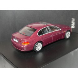 BMW SERIE 7 E65 Bordeaux MINICHMAPS 1:43 imperfection