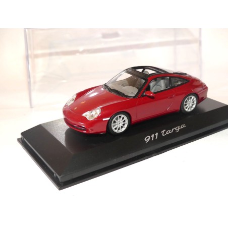 PORSCHE 911 TARGA 996 Rouge MINICHAMPS 1:43 imperfection rétro