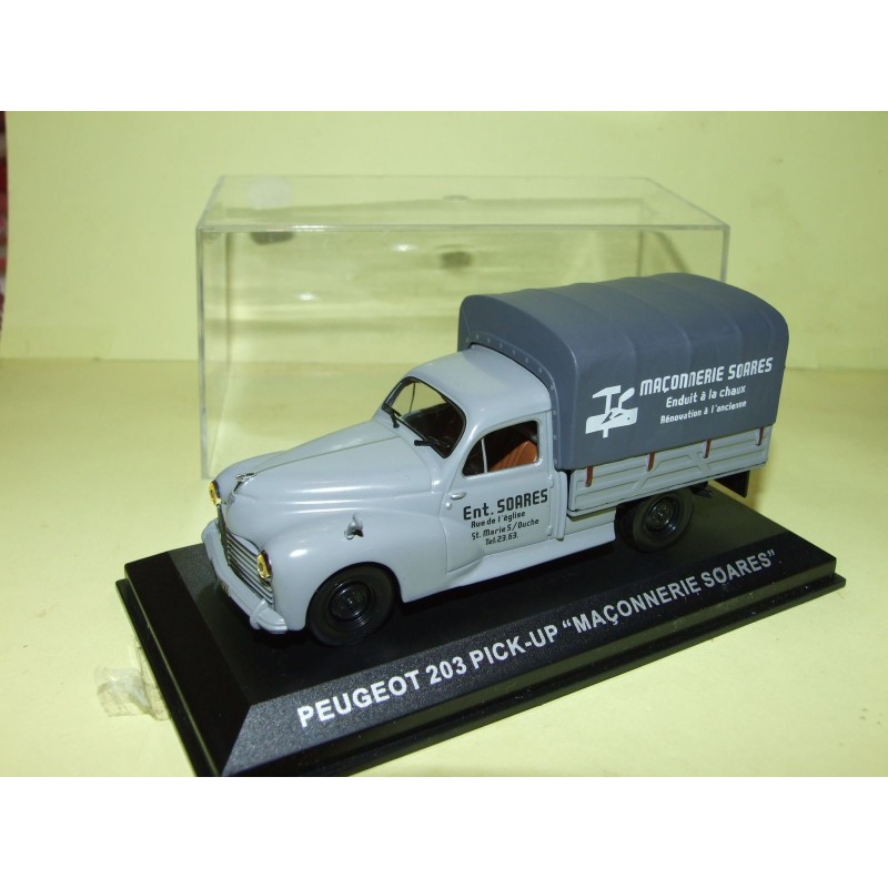PEUGEOT 203 PICK UP Maçonnerie Soares ALTAYA 1:43