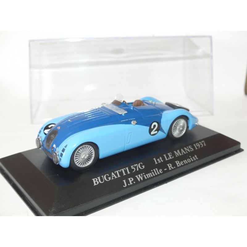 BUGATTI 57G N°2 LE MANS 1937 ALTAYA 1:43 Arrivée 1er