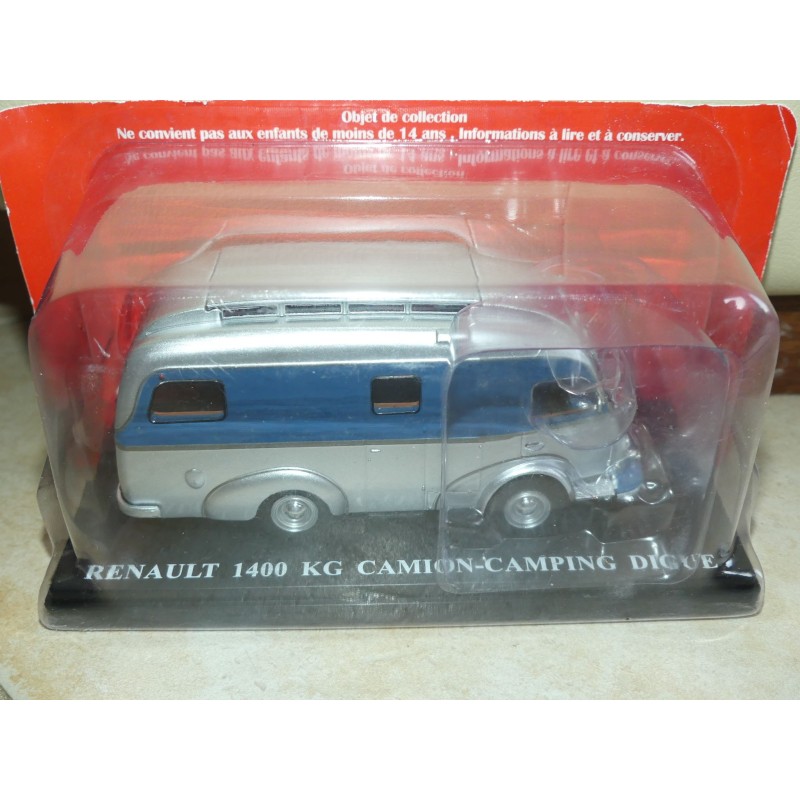 RENAULT 1400 Kg CAMPING CAR DIGUE IXO PRESSE 1:43