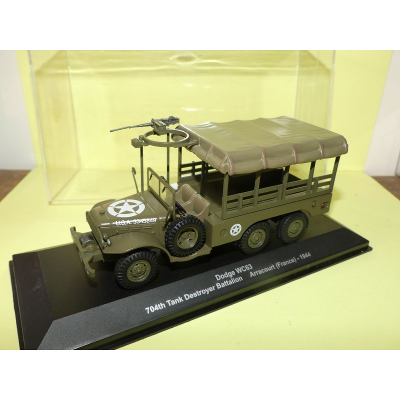 VEHICULE MILITAIRE NÂ°14 DODGE WC63 FRANCE 1944 EAGLEMOSS 1:43