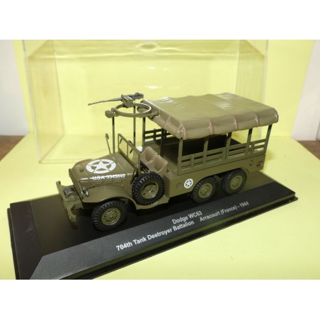 VEHICULE MILITAIRE N°14 DODGE WC63 FRANCE 1944 EAGLEMOSS 1:43