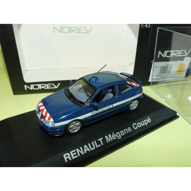 RENAULT MEGANE I Phase 2 COUPE 2001 GENDARMERIE NOREV 1:43 