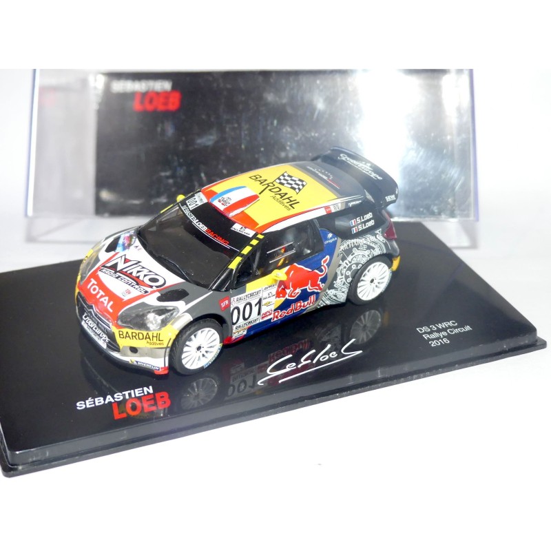 CITROEN DS3 WRC RALLYE CIRCUIT 2016 S. LOEB ALTAYA 1:43