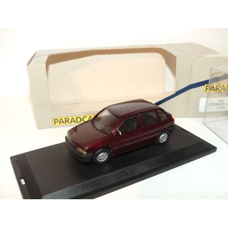 CITROEN AX 5 Portes Bordeaux PARADCAR 019 1:43 rÃ©sine