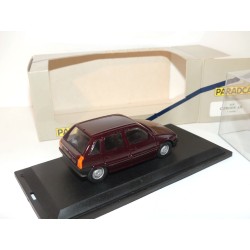 CITROEN AX 5 Portes Bordeaux PARADCAR 019 1:43 rÃ©sine
