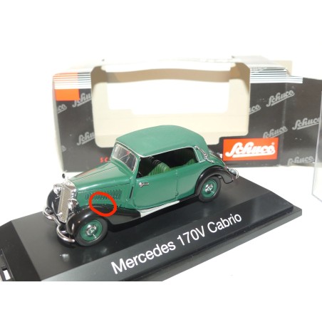 MERCEDES 170 V CABRIOLET CAPOTE Vert SCHUCO 02462 1:43 dÃ©faut