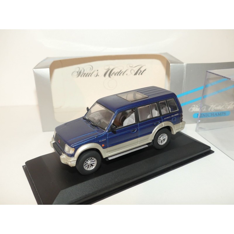 MITSUBISHI PAJERO LWB 1994 Bleu MINICHAMPS 1:43
