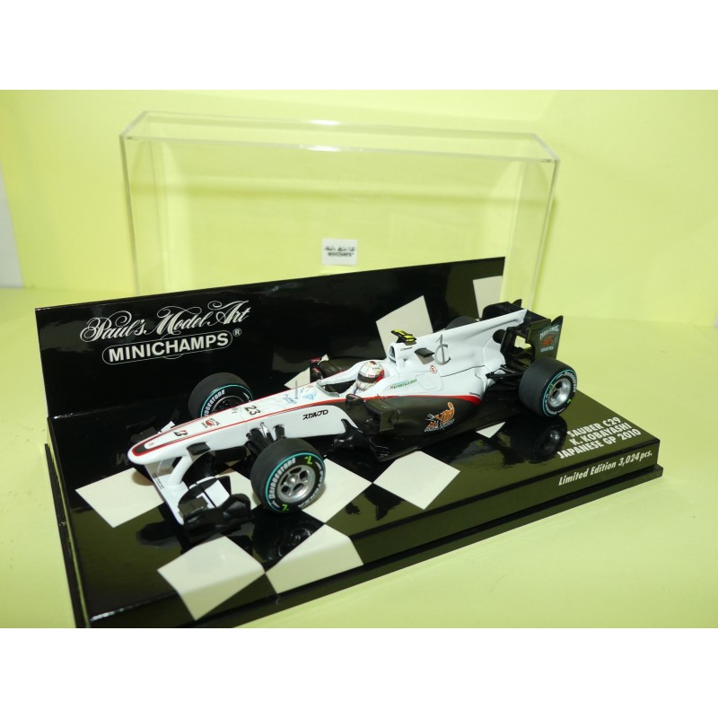 SAUBER C29 GP DU JAPON 2010 K. KOBAYASHI MINICHAMPS 1:43 ArrivÃ©e 12Ã¨me