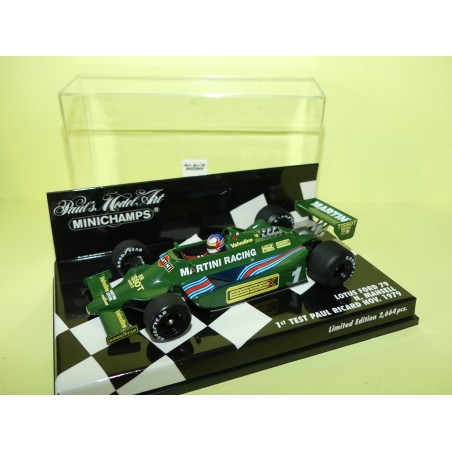 LOTUS FORD 79 TEST PAUL RICARD 1979 N. MANSELL MINICHAMPS 1:43 