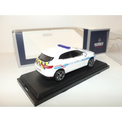 RENAULT MEGANE IV 2016 POLICE MUNICIPALE Jaune et Bleu NOREV 1:43
