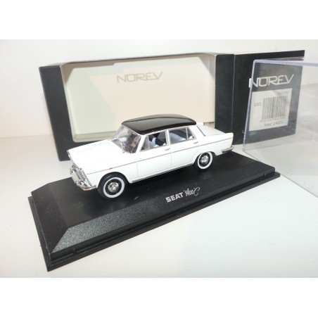 SEAT 1400 C Blanc et Noir NOREV 1:43