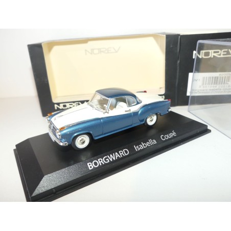 BORGWARD ISABELLA COUPE Bleu et Blanc NOREV 1:43