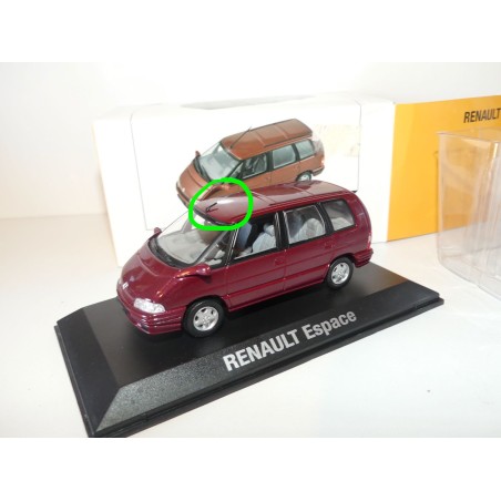 RENAULT ESPACE II 1991 Bordeaux UNIVERSAL HOBBIES 1:43 dÃ©faut