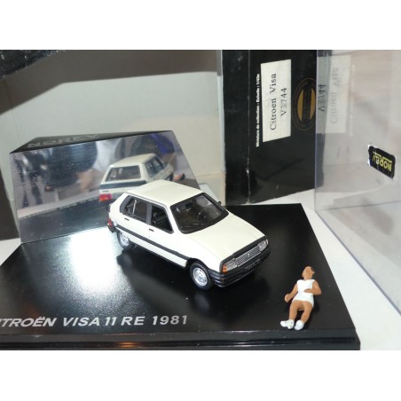 CITROEN VISA 11 RE 1981 Crème NOREV 1:43 avec une figurine