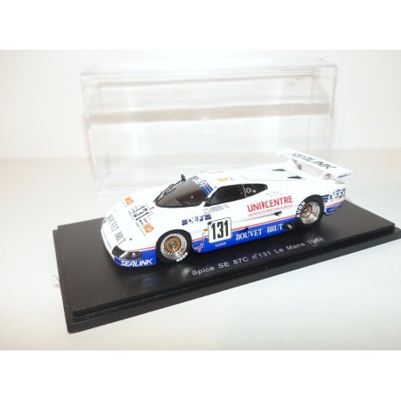 SPICE SE 87C N°131 LE MANS 1988 SPARK S3587 1:43