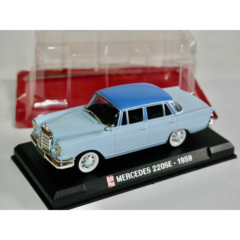 MERCEDES 220 SE 1959 Bleu AUTO PLUS 1:43
