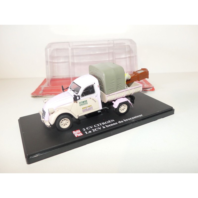 CITROEN 2CV NÂ°058 BENNE DU BROCANTEUR AUTO PLUS 1:43