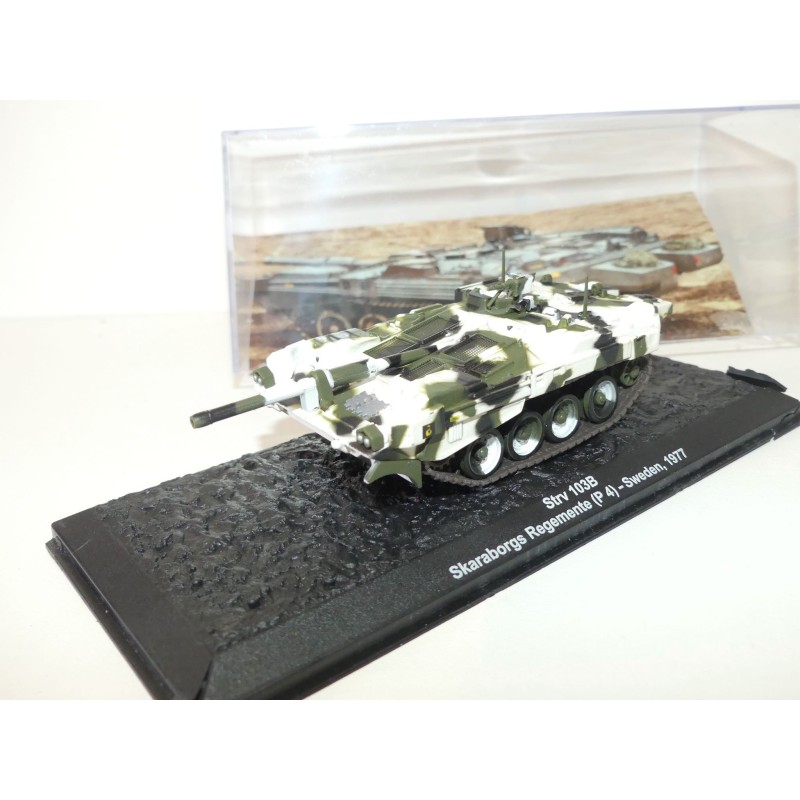 BLINDÃ‰ MILITAIRE NÂ°32 STRV 103B SUEDE 1977 ALTAYA 1:72