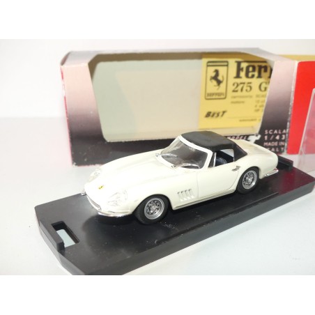 FERRARI 275 GTB SPYDER Blanc BEST 9004 1:43