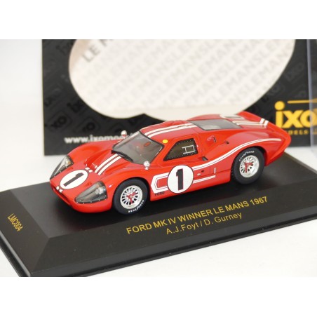 FORD MK IV NÂ°1 LE MANS 1967 IXO LMC004 1:43 ArrivÃ©e 1Ã¨r