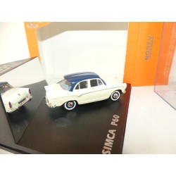 SIMCA ARONDE P60 1960 Blanc et toit Bleu NOREV 1:43