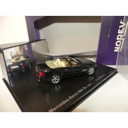 MERCEDES 500 SL CABRIOLET 2001 Noir NOREV 1:43