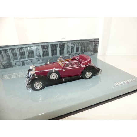 HORCH 853 A CABRIOLET 1938 Rouge et Noir MINICHAMPS 1:43