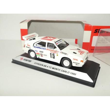 CITROEN BX 4TC RALLYE MONTE CARLO 1986 STARTER R154 1:43