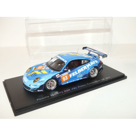 PORSCHE 997 GT3 RSR N°63 LE MANS 2011 SPARK S3421 1:43