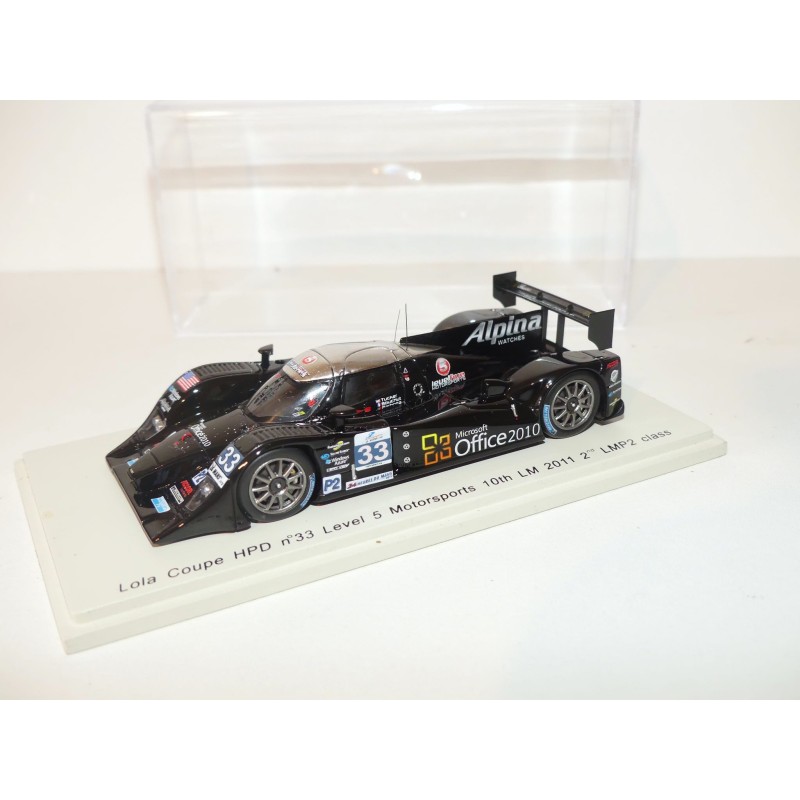 LOLA COUPE HPD LEVEL 5 NÂ°33 LE MANS 2011 SPARK S2530 1:43