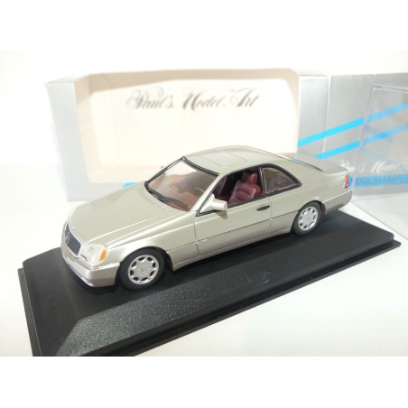 MERCEDES 600 SEC V12 COUPE W140 Gris Clair MINICHAMPS 1:43