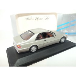 MERCEDES 600 SEC V12 COUPE W140 Gris Clair MINICHAMPS 1:43