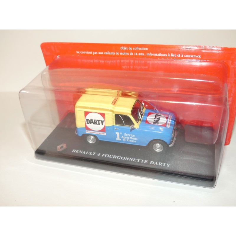 RENAULT 4 FOURGONNETTE DARTY IXO PRESSE 1:43