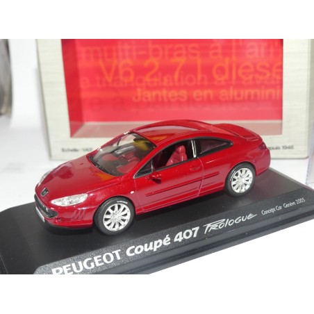 PEUGEOT 407 COUPE PROLOGUE Concept Car Geneve 2005 NOREV 1:43