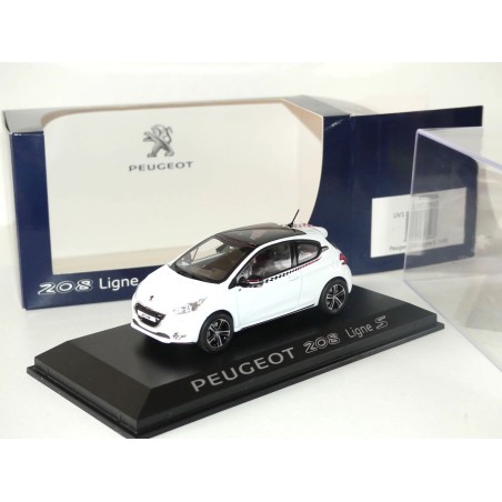 PEUGEOT 208 S LINE Blanc NOREV 1:43