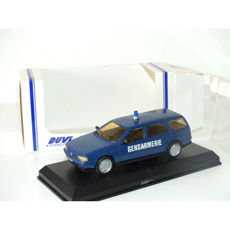 PEUGEOT 405 BREAK GENDARMERIE DUVI PO794G 1:43 imperfection