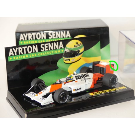 McLAREN MP4-4 HONDA TURBO 1988 A. SENNA MINICHAMPS 1:43 dÃ©faut