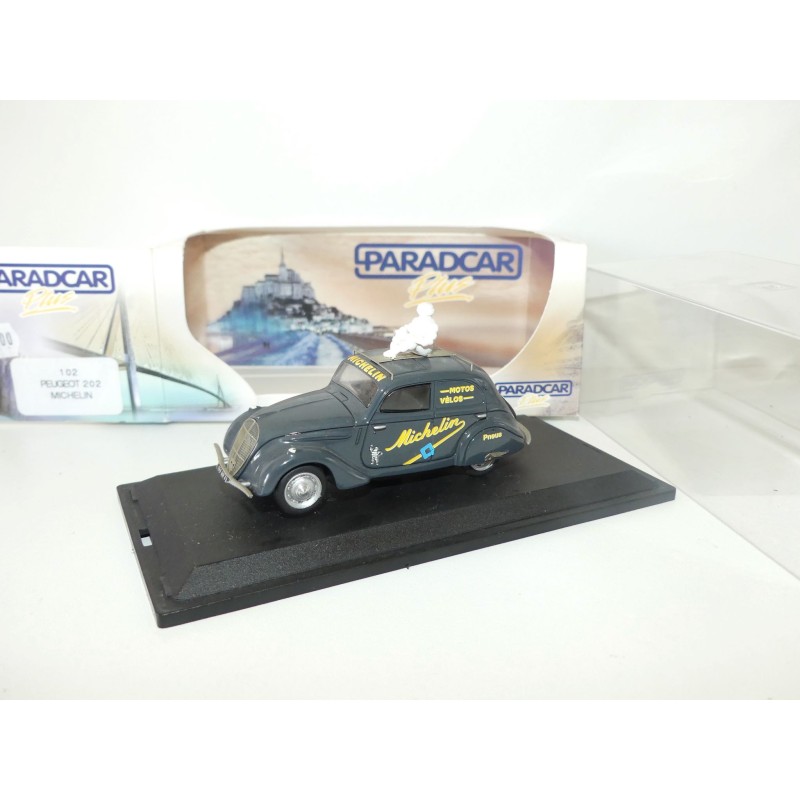 PEUGEOT 202 MICHELIN Motos Velos PARADCAR 1:43