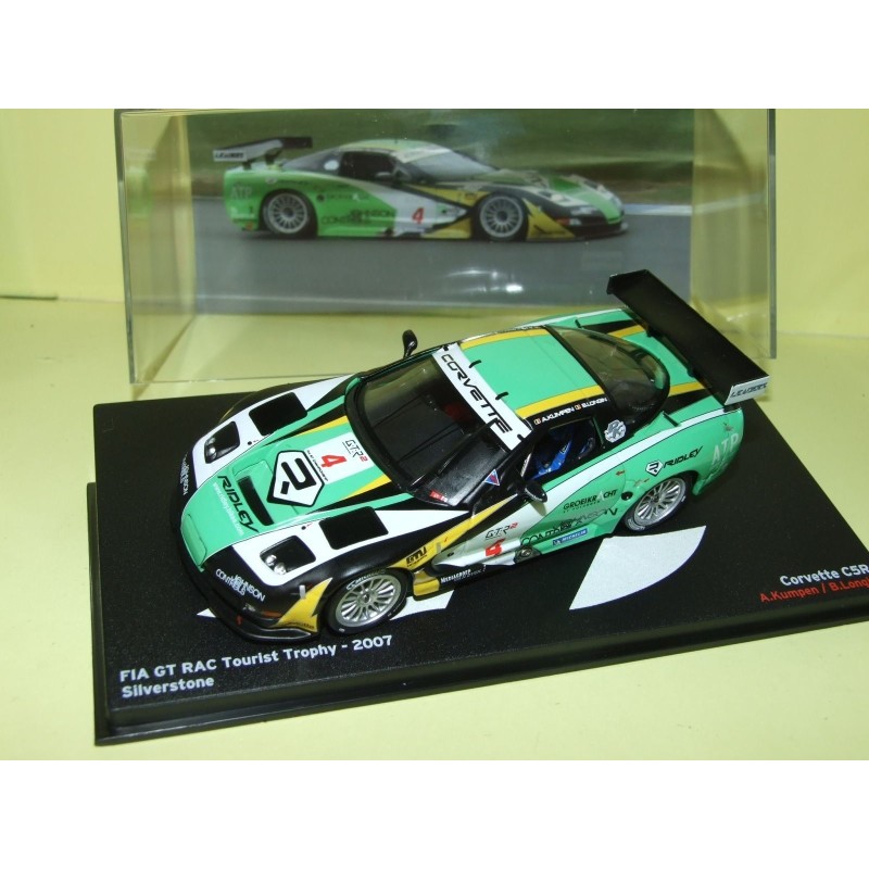 CHEVROLET CORVETTE C5R NÂ°4 FIA GT RAC SILVERSTONE 2007 ALTAYA 1:43 3Ã¨me