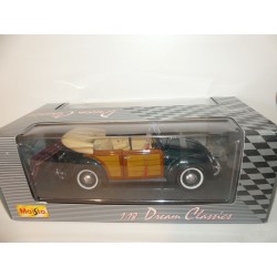 VW COCCINELLE 1951 CABRIOLET WOODY MAISTO 1:18