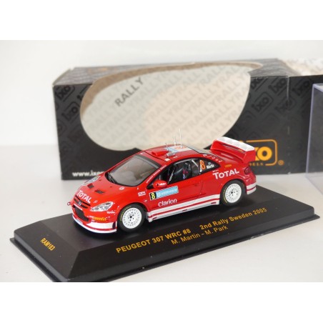 PEUGEOT 307 WRC RALLYE DE SUEDE 2005 MARTIN IXO RAM183 1:43